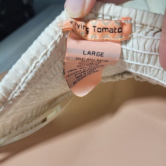 Anthropologie | Flying Tomatoes Women's Embroidered High Neck Maxi Dress Size L - Picture 12 of 12